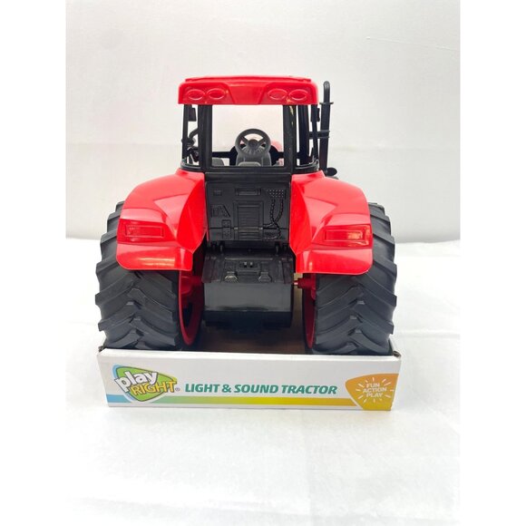 PLAY RIGHT Light & Sound Tractor Red - Picture 4 of 13